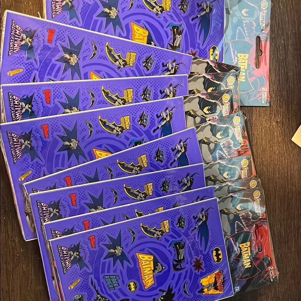 The Batman stickers -Set of 8 - Still Sealed!